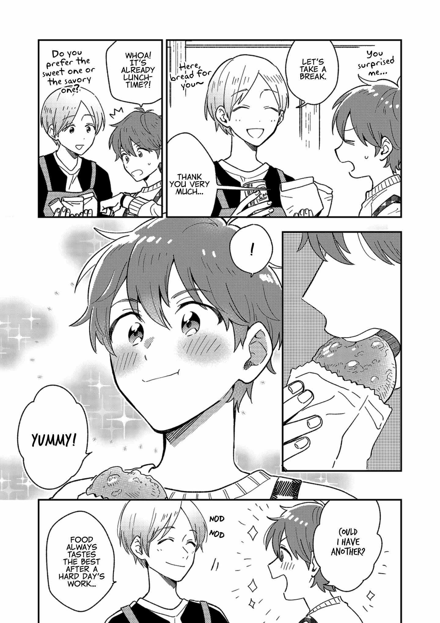 Page 8 Chapter 11 Danshi Koukousei wa Kyou mo Onaka ga Suiteiru