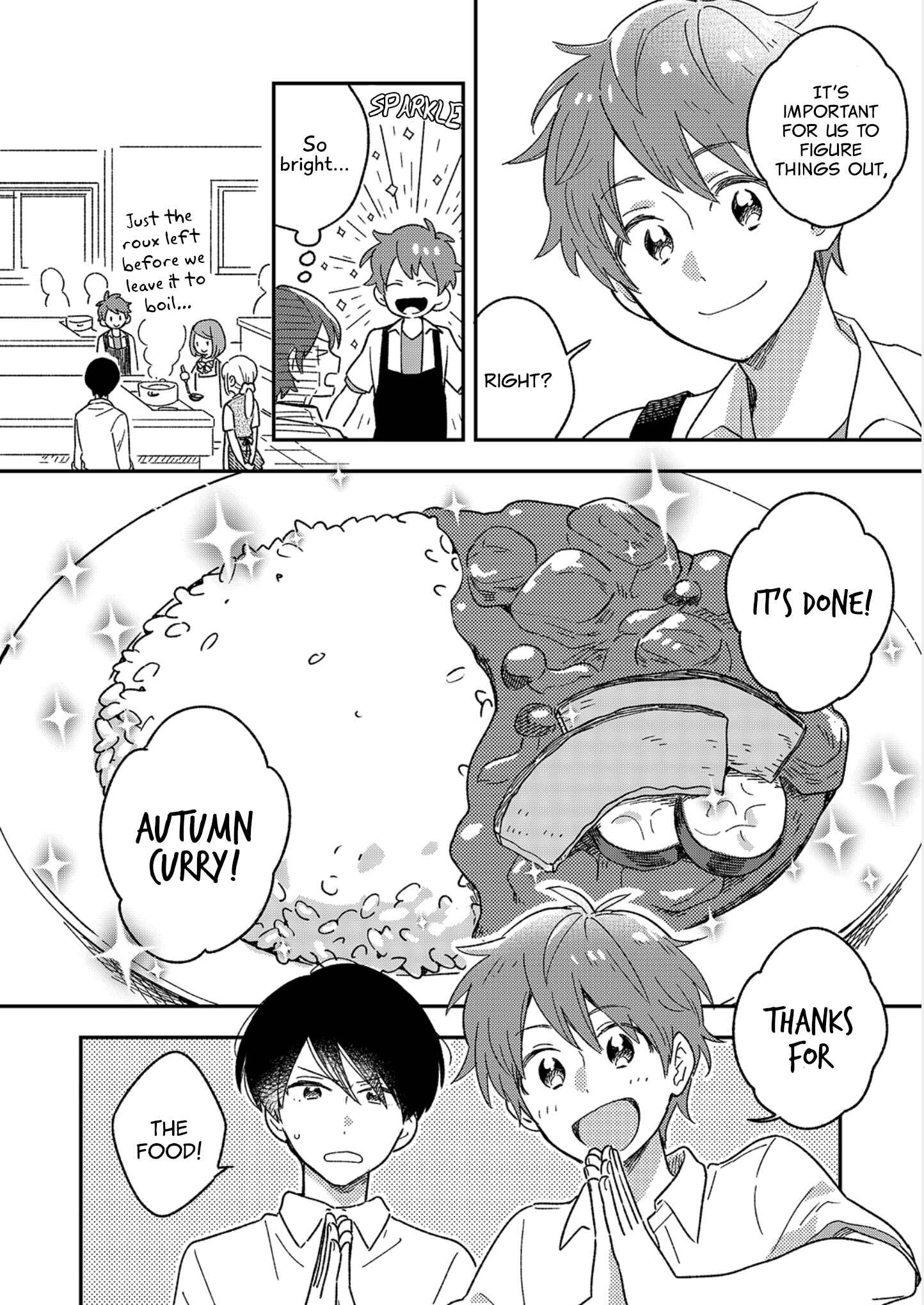 Page 8 Chapter 2 Danshi Koukousei wa Kyou mo Onaka ga Suiteiru