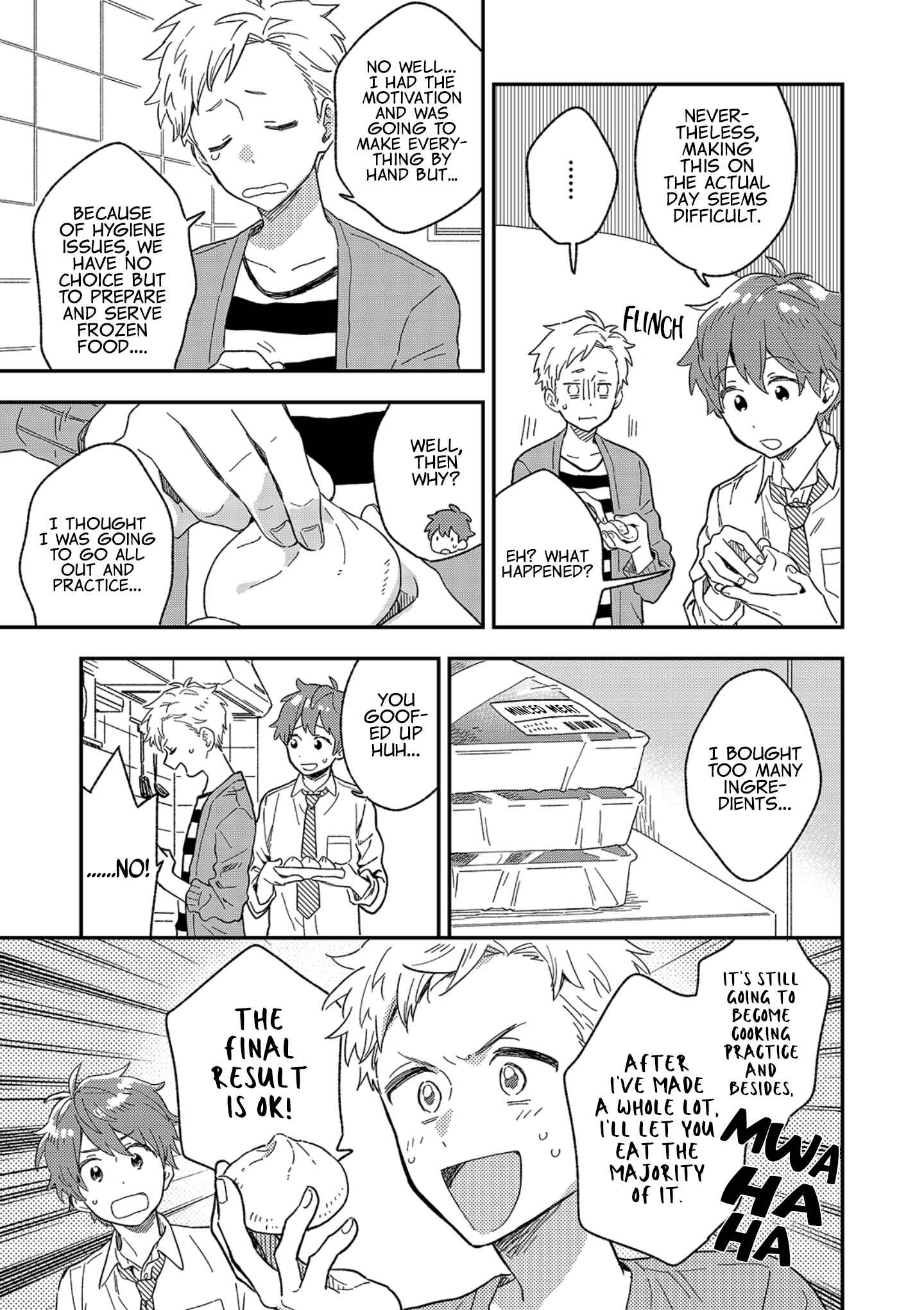Page 7 Chapter 4 Danshi Koukousei wa Kyou mo Onaka ga Suiteiru