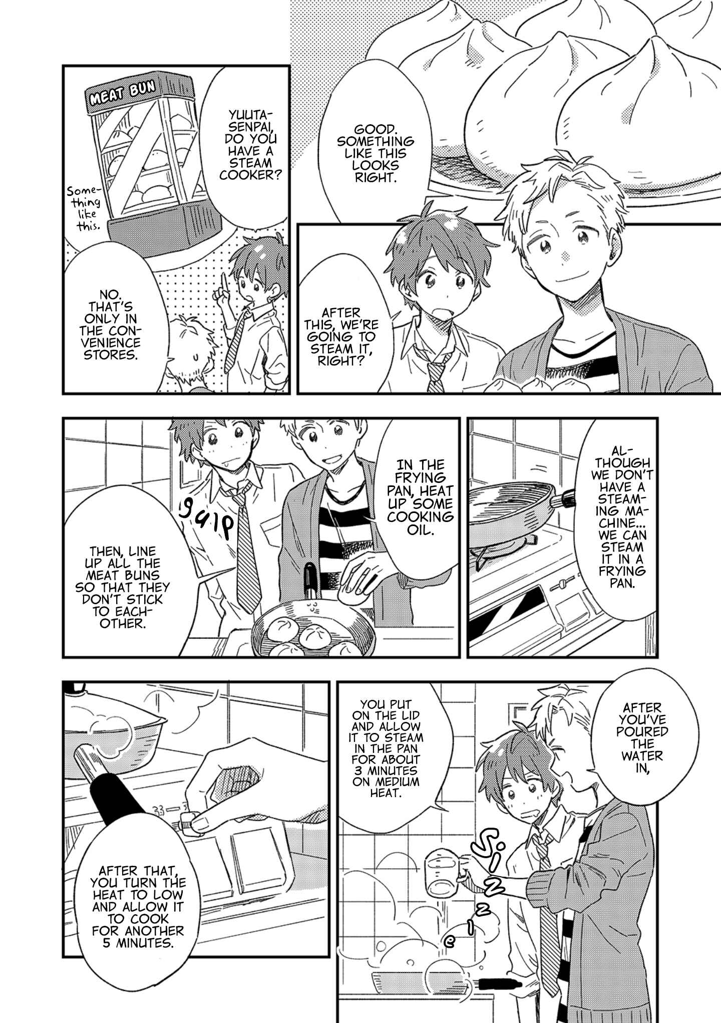 Page 8 Chapter 4 Danshi Koukousei wa Kyou mo Onaka ga Suiteiru