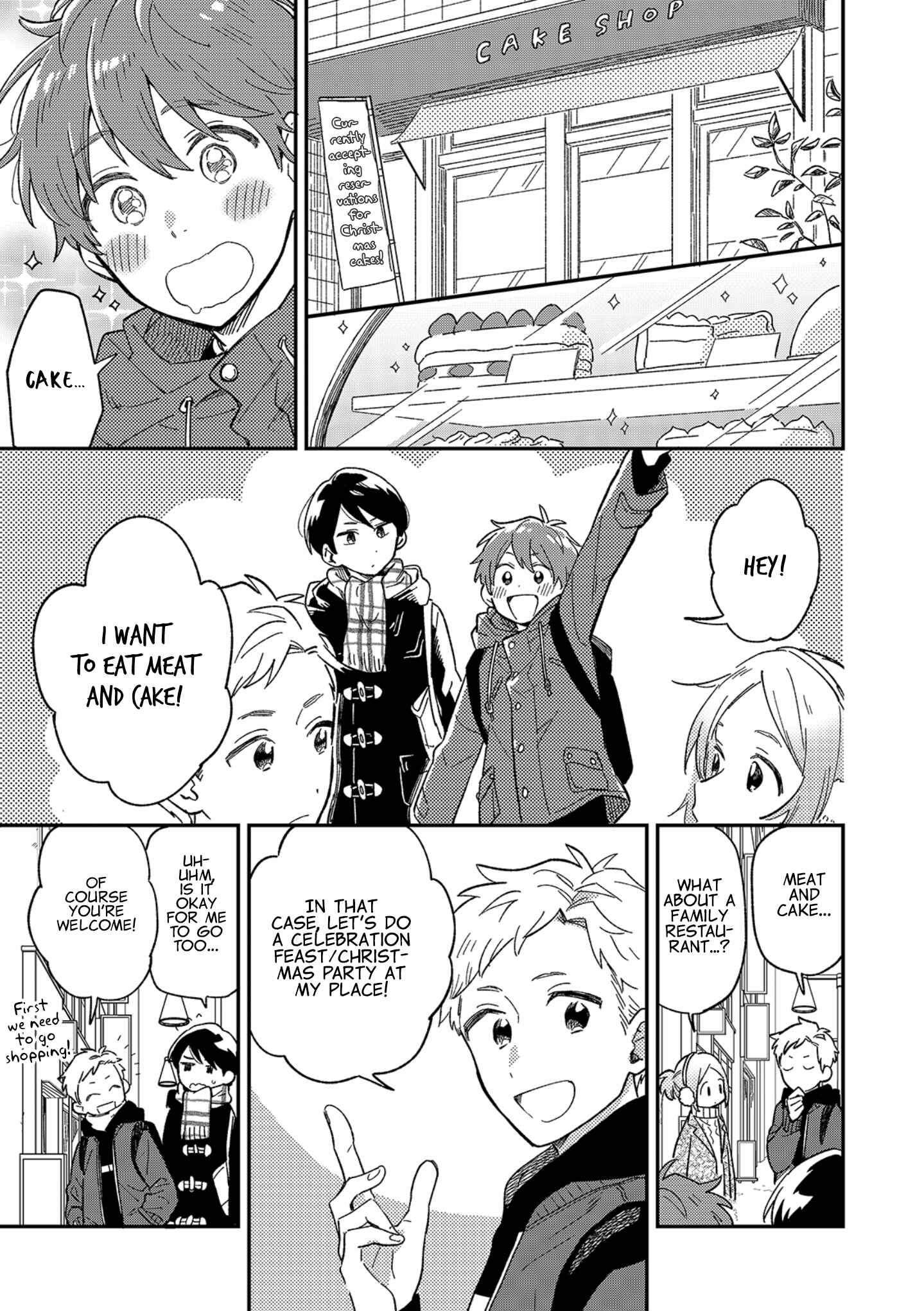 Page 4 Chapter 5 Danshi Koukousei wa Kyou mo Onaka ga Suiteiru