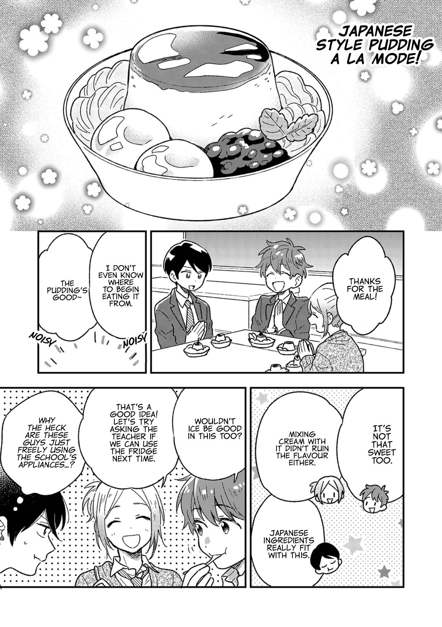 Page 10 Chapter 3 Danshi Koukousei wa Kyou mo Onaka ga Suiteiru