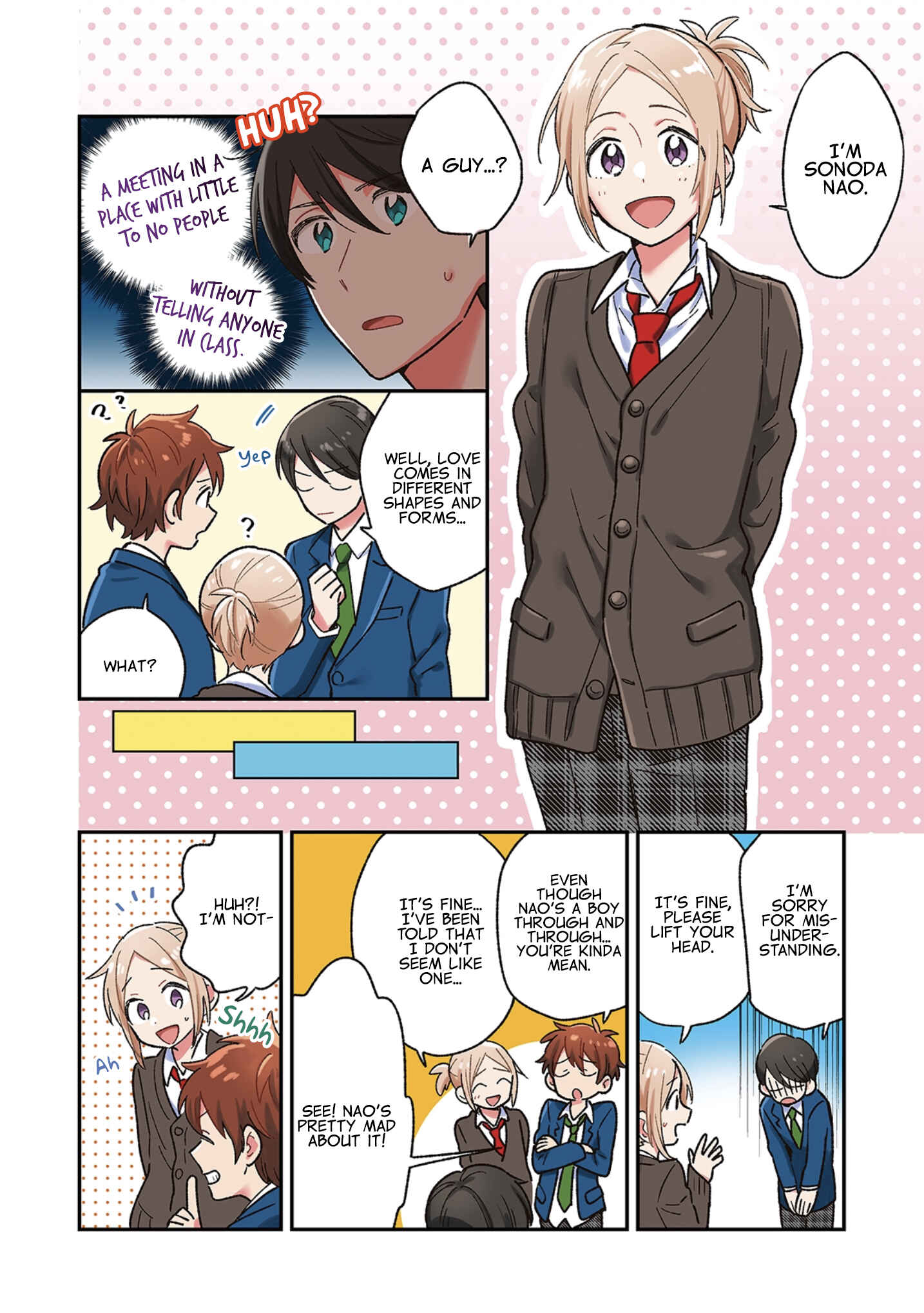 Page 5 Chapter 3 Danshi Koukousei wa Kyou mo Onaka ga Suiteiru