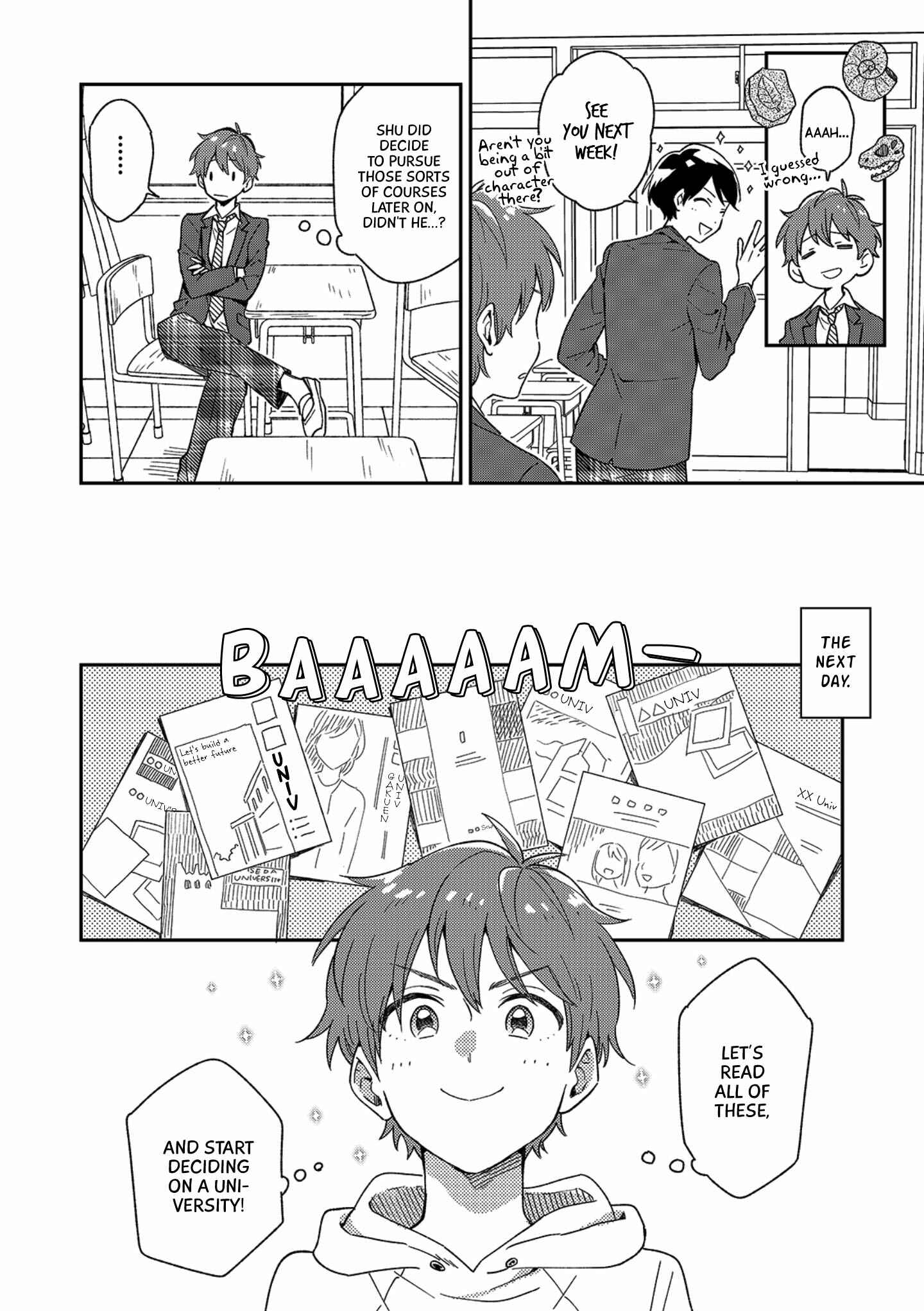 Page 3 Chapter 10 Danshi Koukousei wa Kyou mo Onaka ga Suiteiru