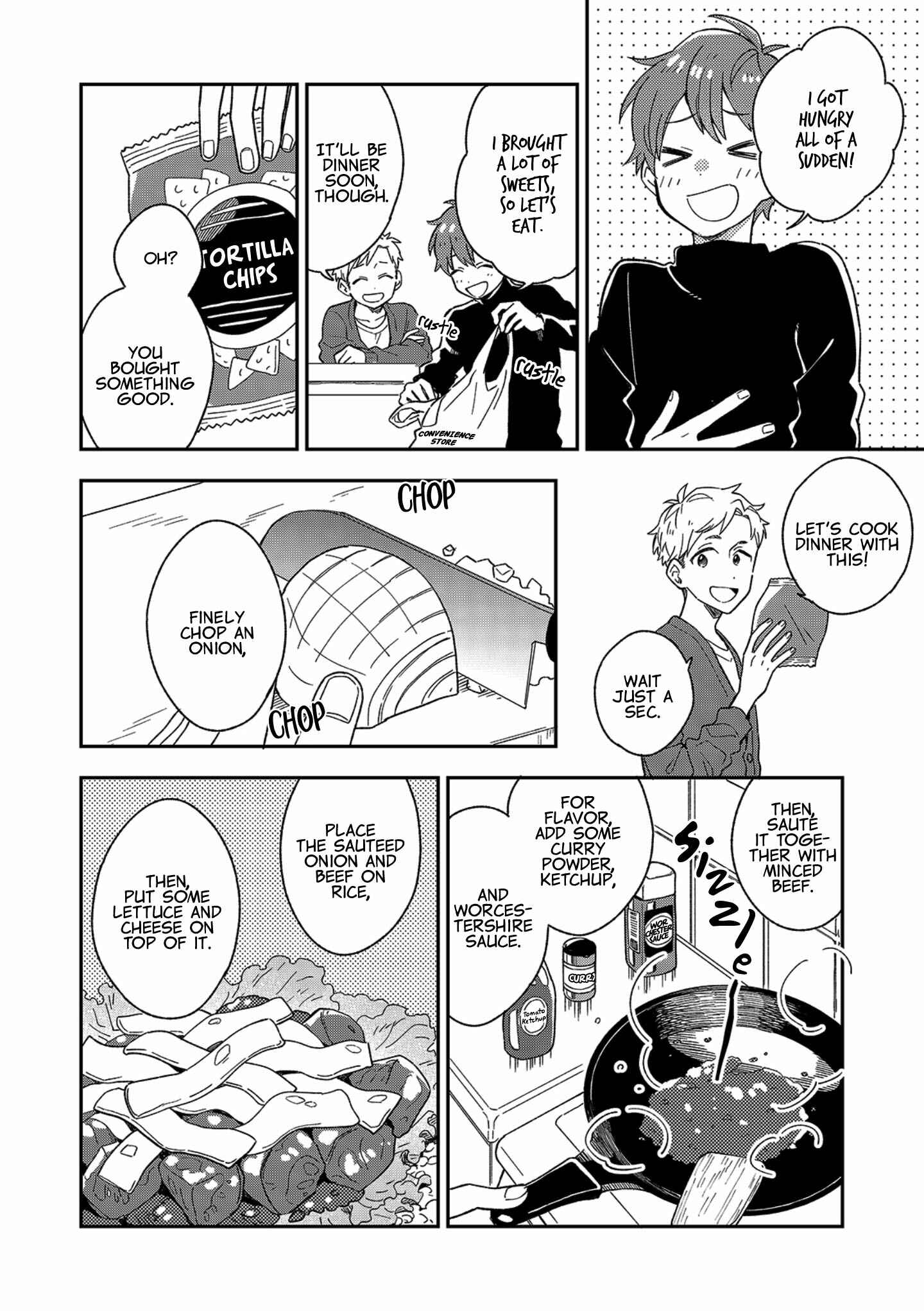 Page 9 Chapter 10 Danshi Koukousei wa Kyou mo Onaka ga Suiteiru
