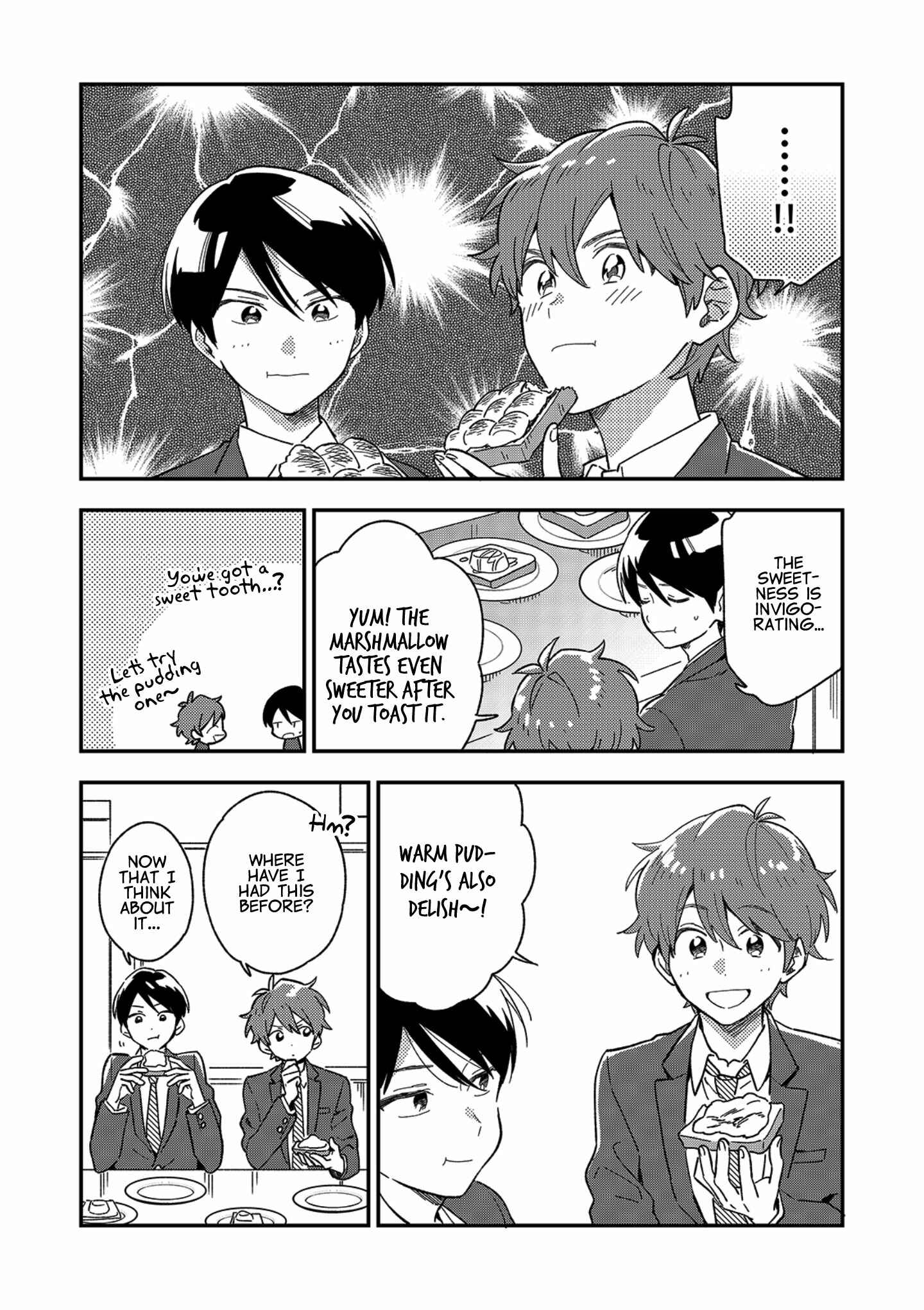 Page 15 Chapter 12 Danshi Koukousei wa Kyou mo Onaka ga Suiteiru