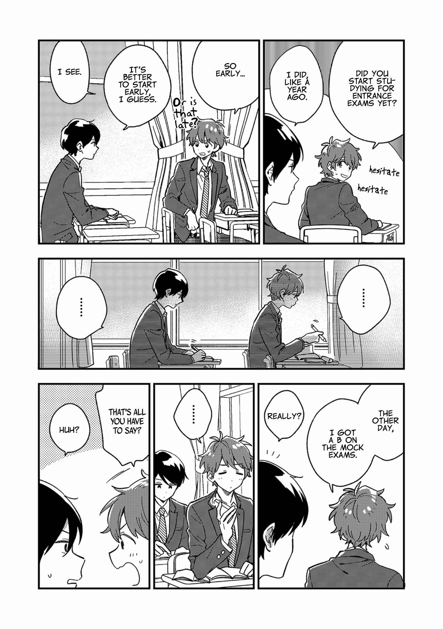 Page 5 Chapter 12 Danshi Koukousei wa Kyou mo Onaka ga Suiteiru