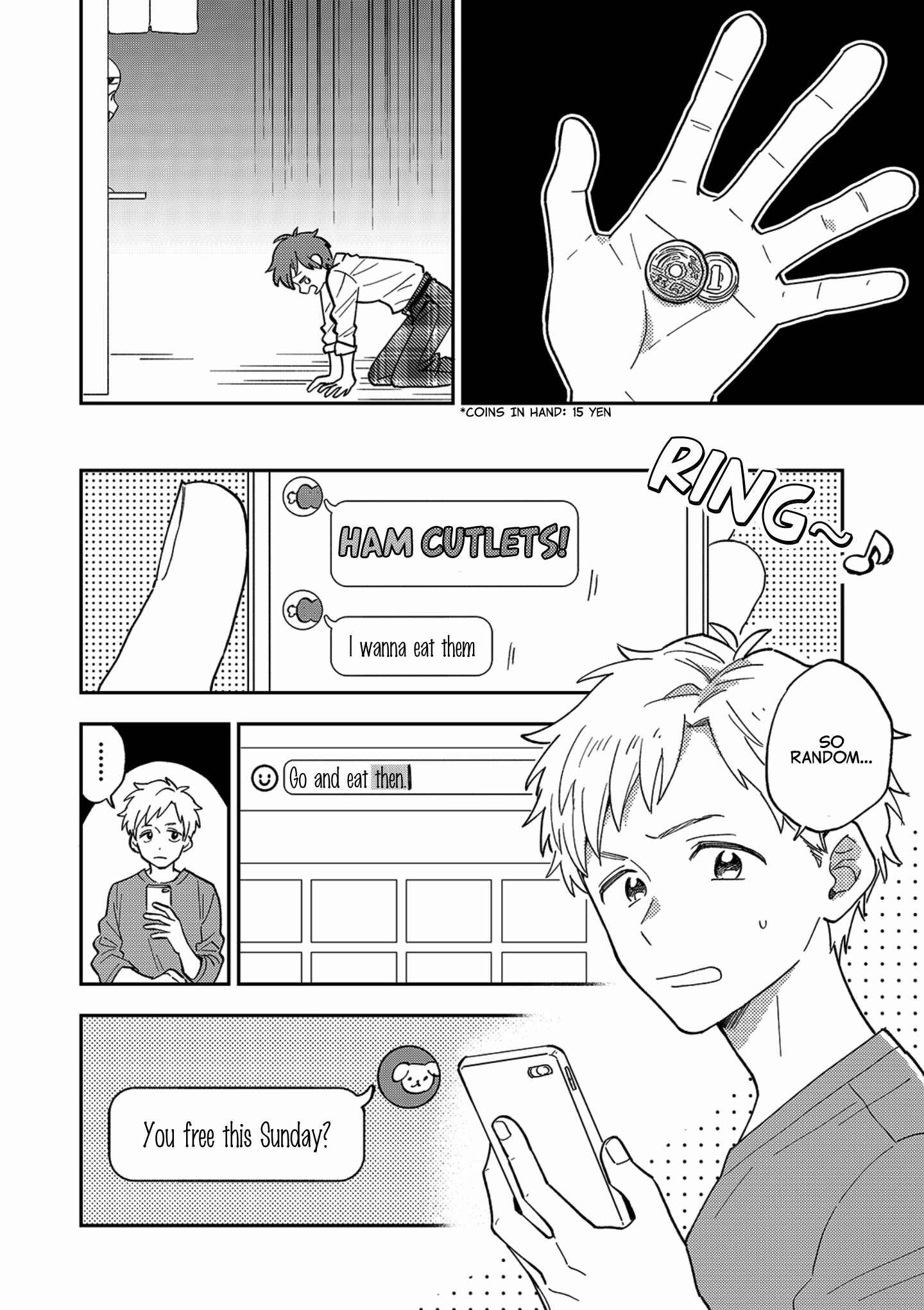 Page 3 Chapter 13 Danshi Koukousei wa Kyou mo Onaka ga Suiteiru