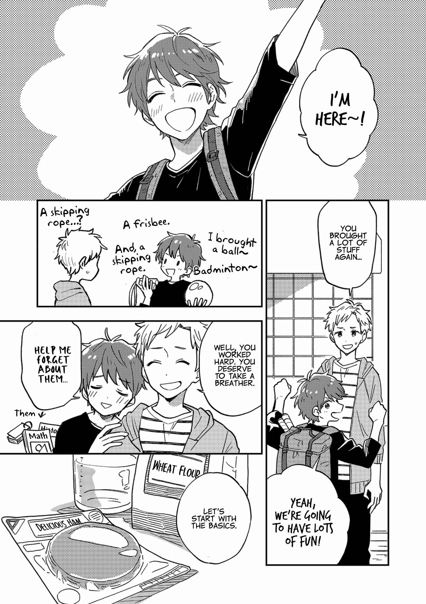 Page 4 Chapter 13 Danshi Koukousei wa Kyou mo Onaka ga Suiteiru