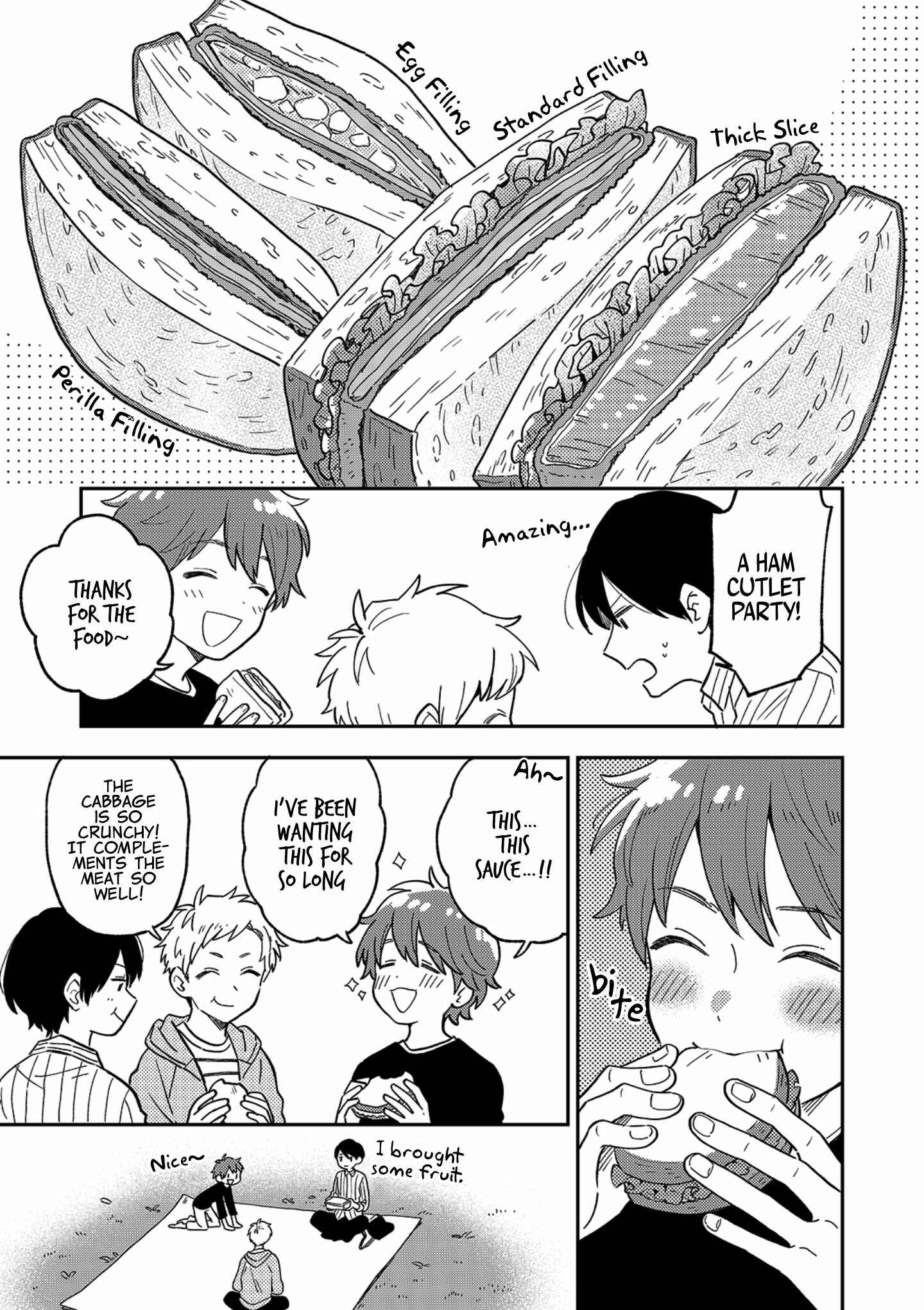 Page 8 Chapter 13 Danshi Koukousei wa Kyou mo Onaka ga Suiteiru