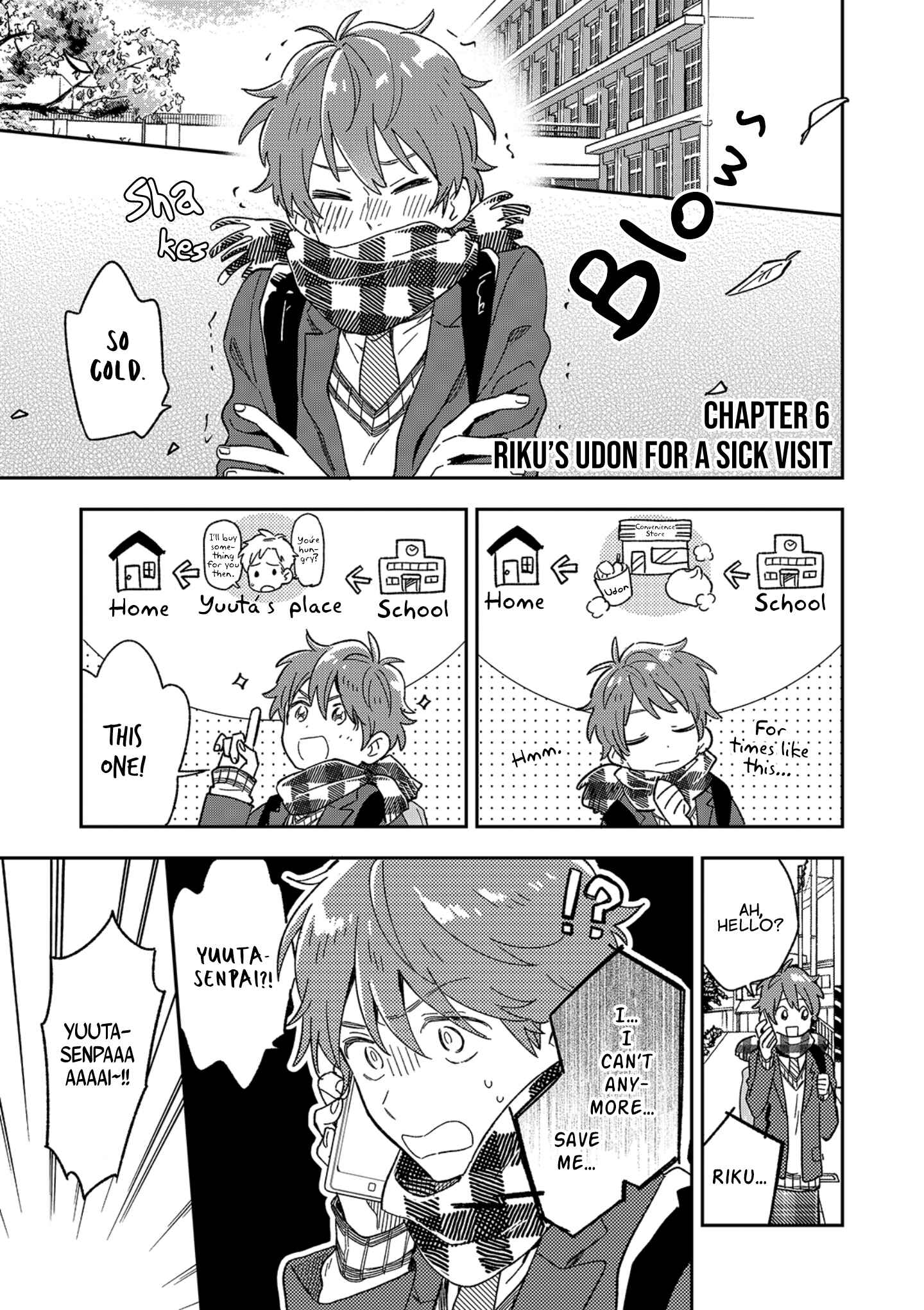 Page 2 Chapter 6 Danshi Koukousei wa Kyou mo Onaka ga Suiteiru