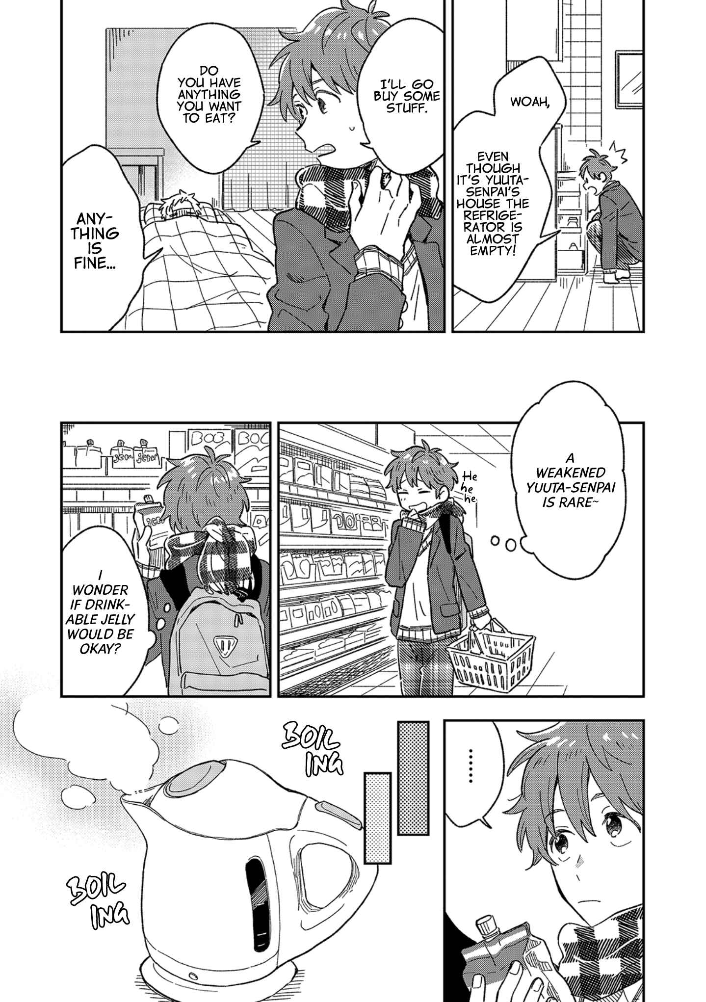Page 4 Chapter 6 Danshi Koukousei wa Kyou mo Onaka ga Suiteiru