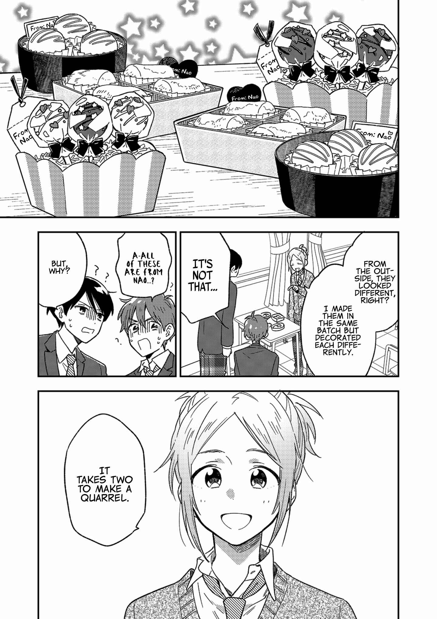 Page 12 Chapter 9 Danshi Koukousei wa Kyou mo Onaka ga Suiteiru