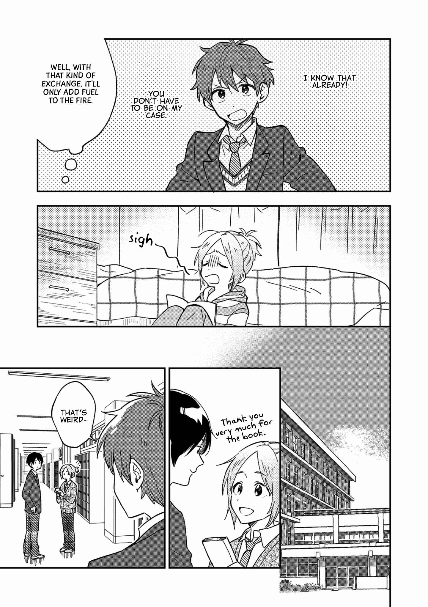 Page 4 Chapter 9 Danshi Koukousei wa Kyou mo Onaka ga Suiteiru