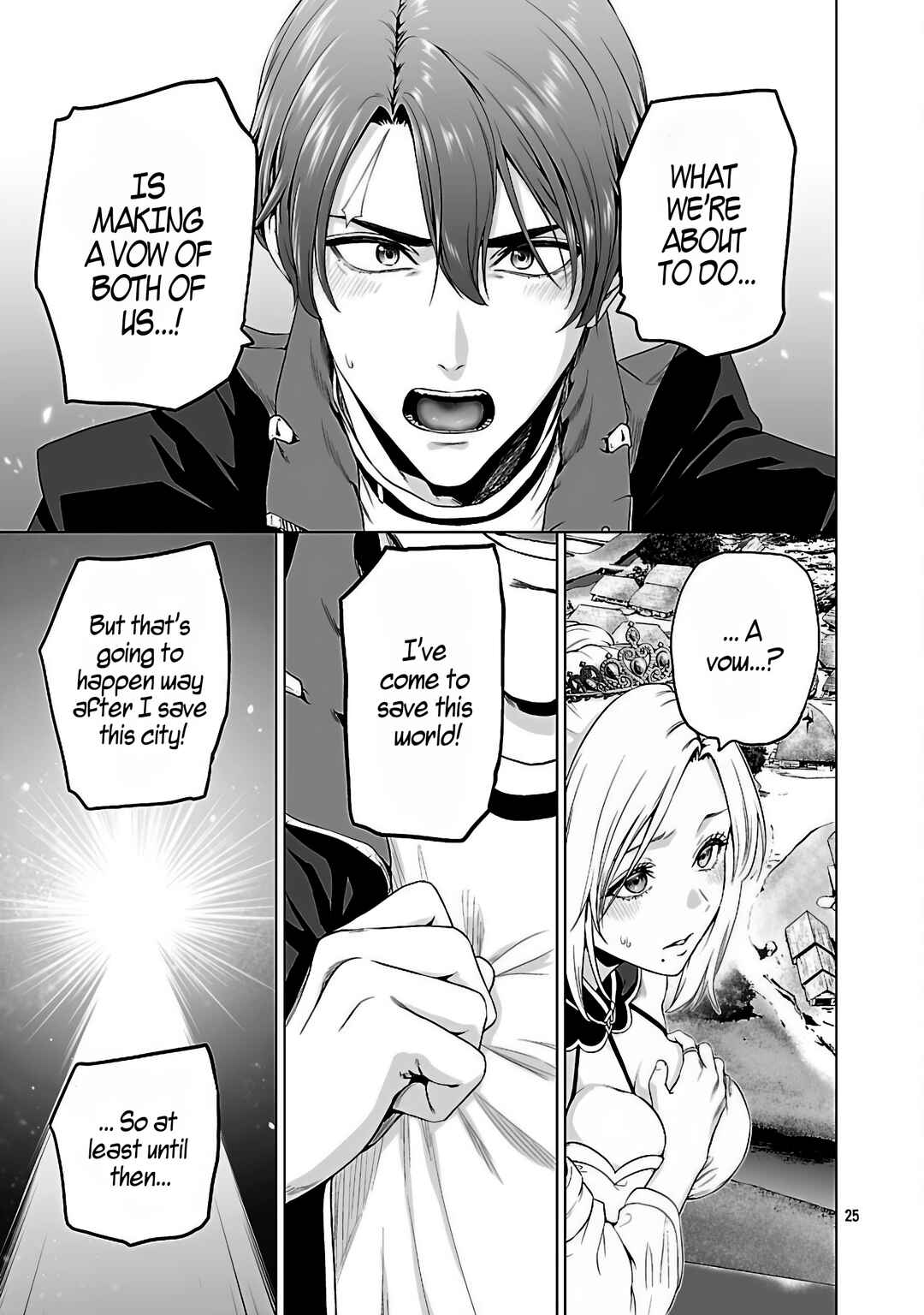 Page 27 Chapter 3 Isekai H Eiyuuden ~Bishoujo Senshi-tachi wa Saikyou Gunshi no Muchana Onegai ni Sakaraenai~