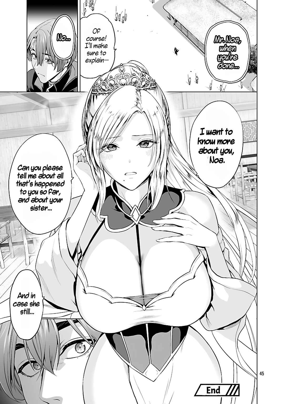 Page 46 Chapter 5.1 Isekai H Eiyuuden ~Bishoujo Senshi-tachi wa Saikyou Gunshi no Muchana Onegai ni Sakaraenai~