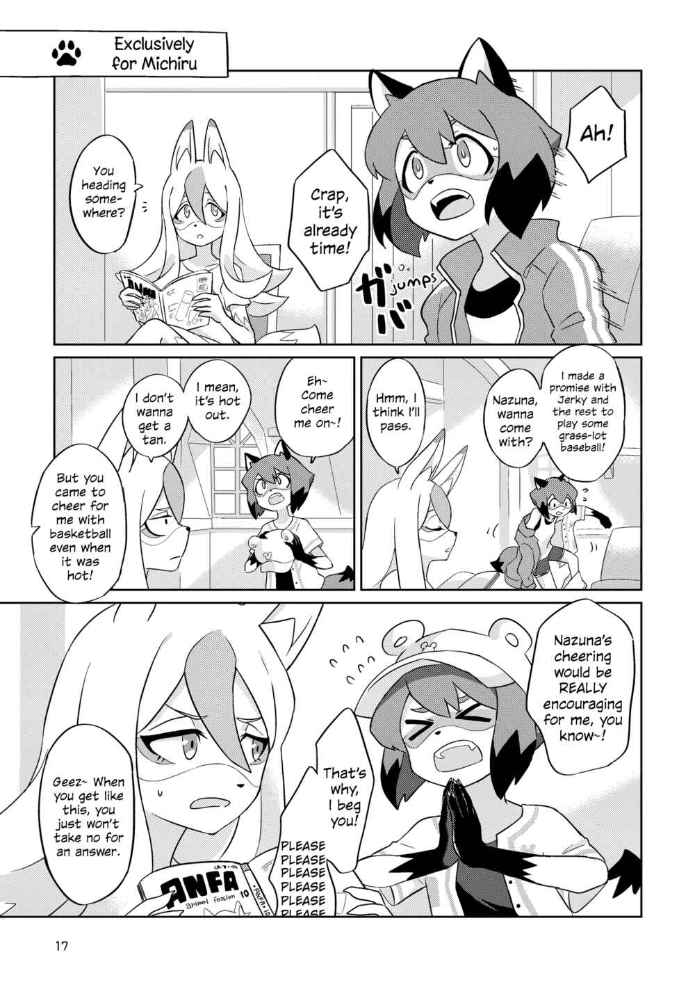 Page 16 Chapter Unknown_7ed5 BNA: Brand New Animal - BEST FRIEND? (Doujinshi)