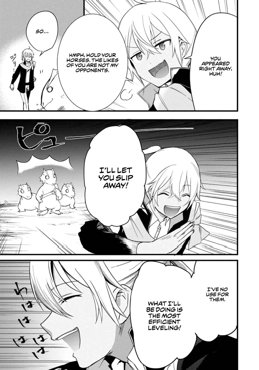 Page 19 Chapter 3 Kurobuta Ouji wa Zense o Omoidashite Kaishin Suru: Akuyaku Kyara ni Tensei Shita no de Shibou Endo kara Nigete itara Saikyou ni Natteita