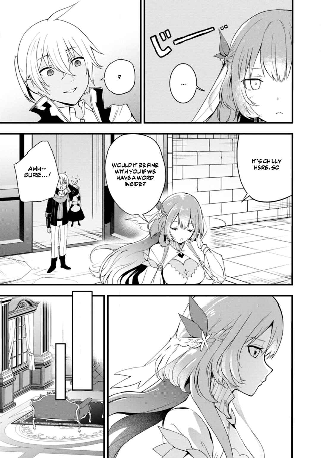 Page 9 Chapter 3 Kurobuta Ouji wa Zense o Omoidashite Kaishin Suru: Akuyaku Kyara ni Tensei Shita no de Shibou Endo kara Nigete itara Saikyou ni Natteita