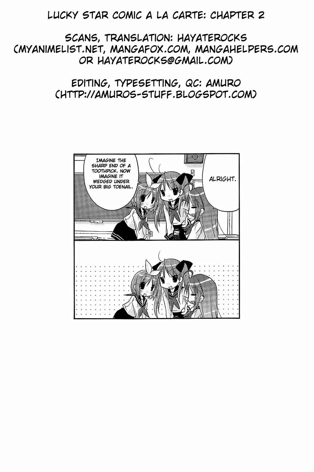 Page 7 Chapter 2 Lucky☆Star - Comic à la Carte