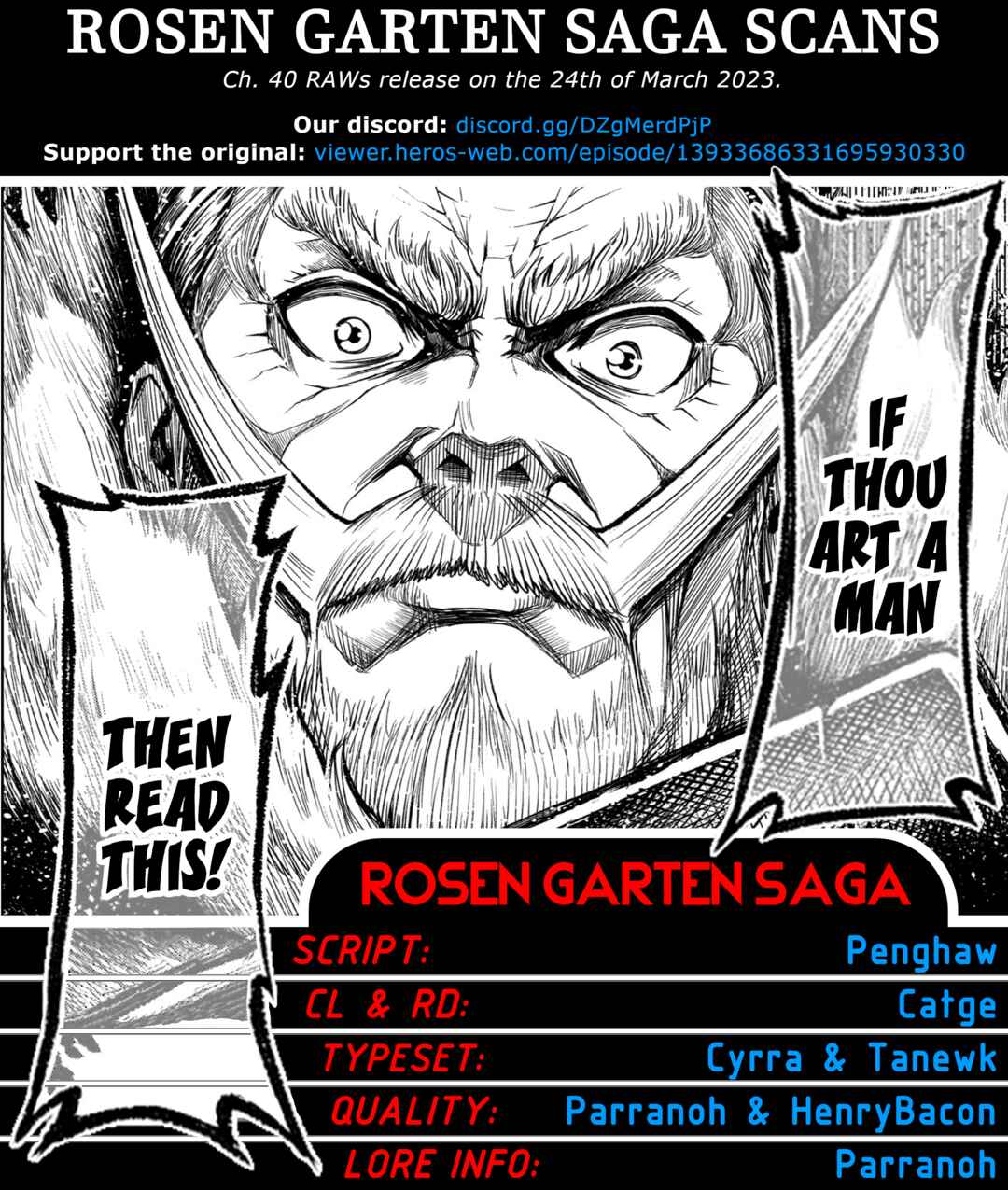 Page 1 Chapter 39 Rosen Garten Saga