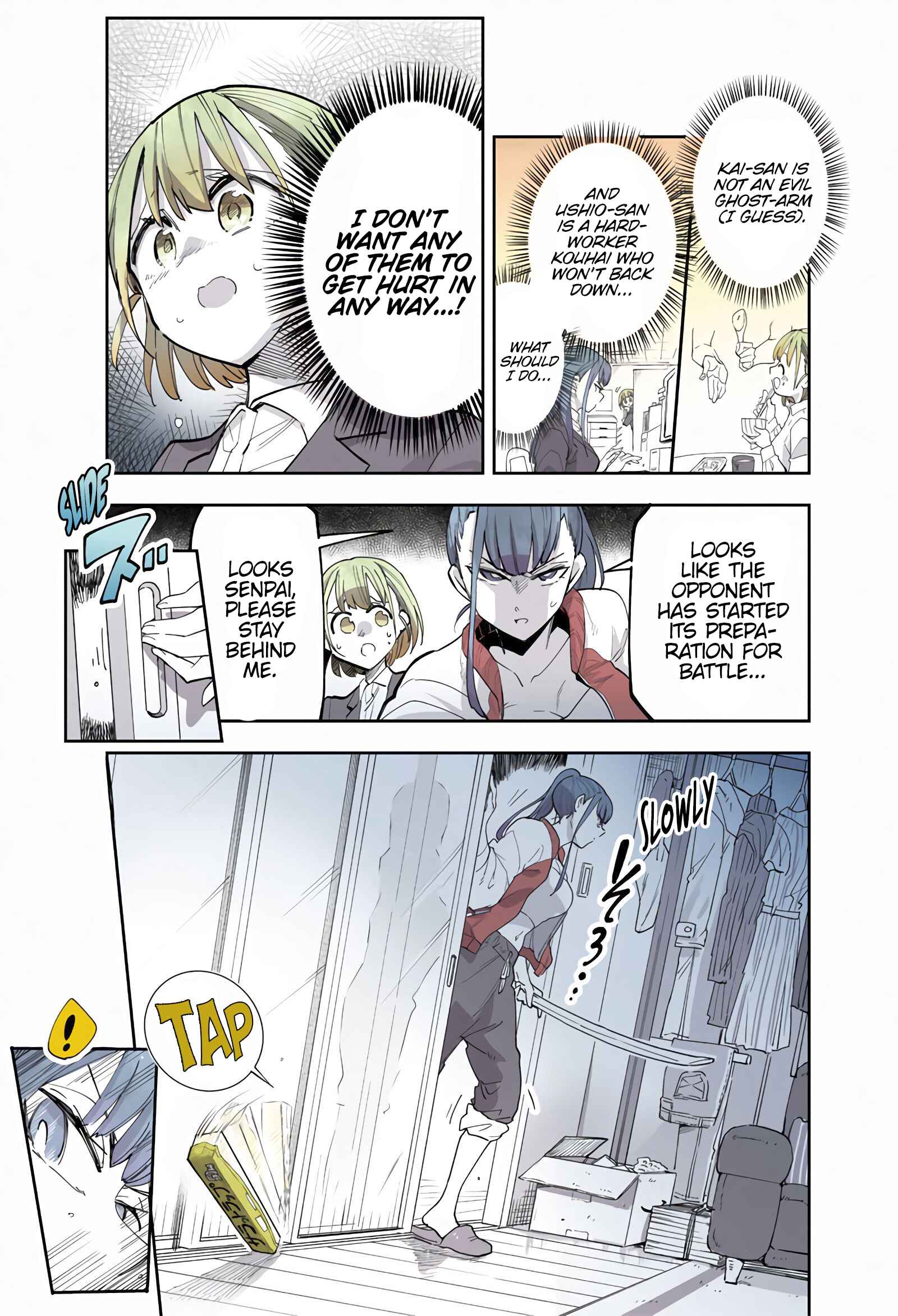 Page 2 Chapter 8 The Tired Office Lady and Ghost Arms