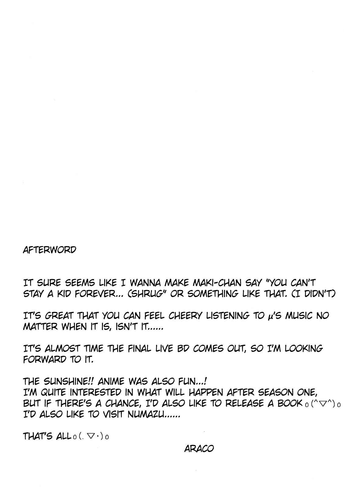Page 16 Chapter Unknown_eff7 Love Live! - Ame no Oto (Doujinshi)