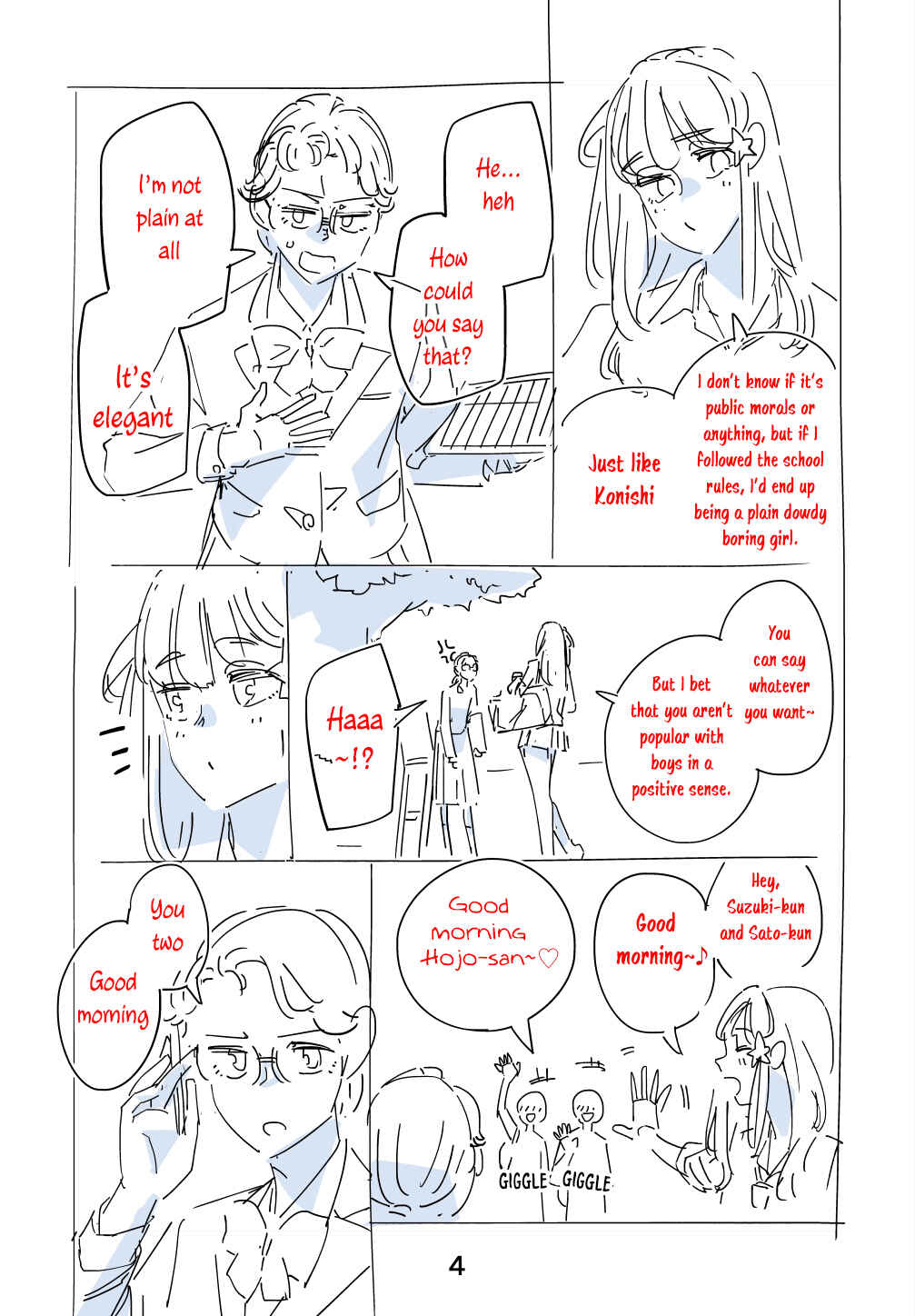 Page 4 Chapter Unknown_f8ee A Story About A Skinny Girl Who Aims To Have A Popular Body Alongside The Plump Gal Girl.