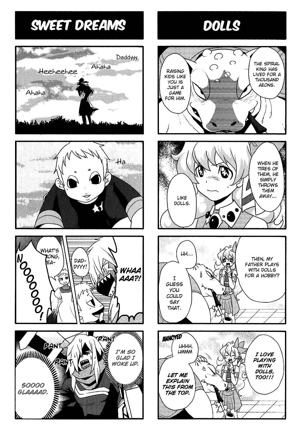 Page 6 Chapter 11 Tengen Toppa Gurren Lagann 4-koma Kingdom - Yokos Belly Button Version
