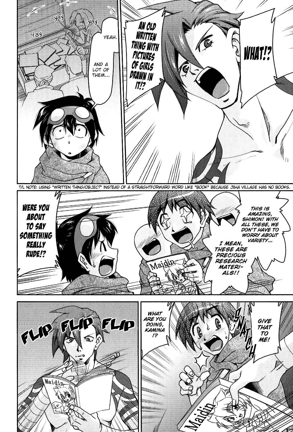 Page 2 Chapter 12 Tengen Toppa Gurren Lagann 4-koma Kingdom - Yokos Belly Button Version