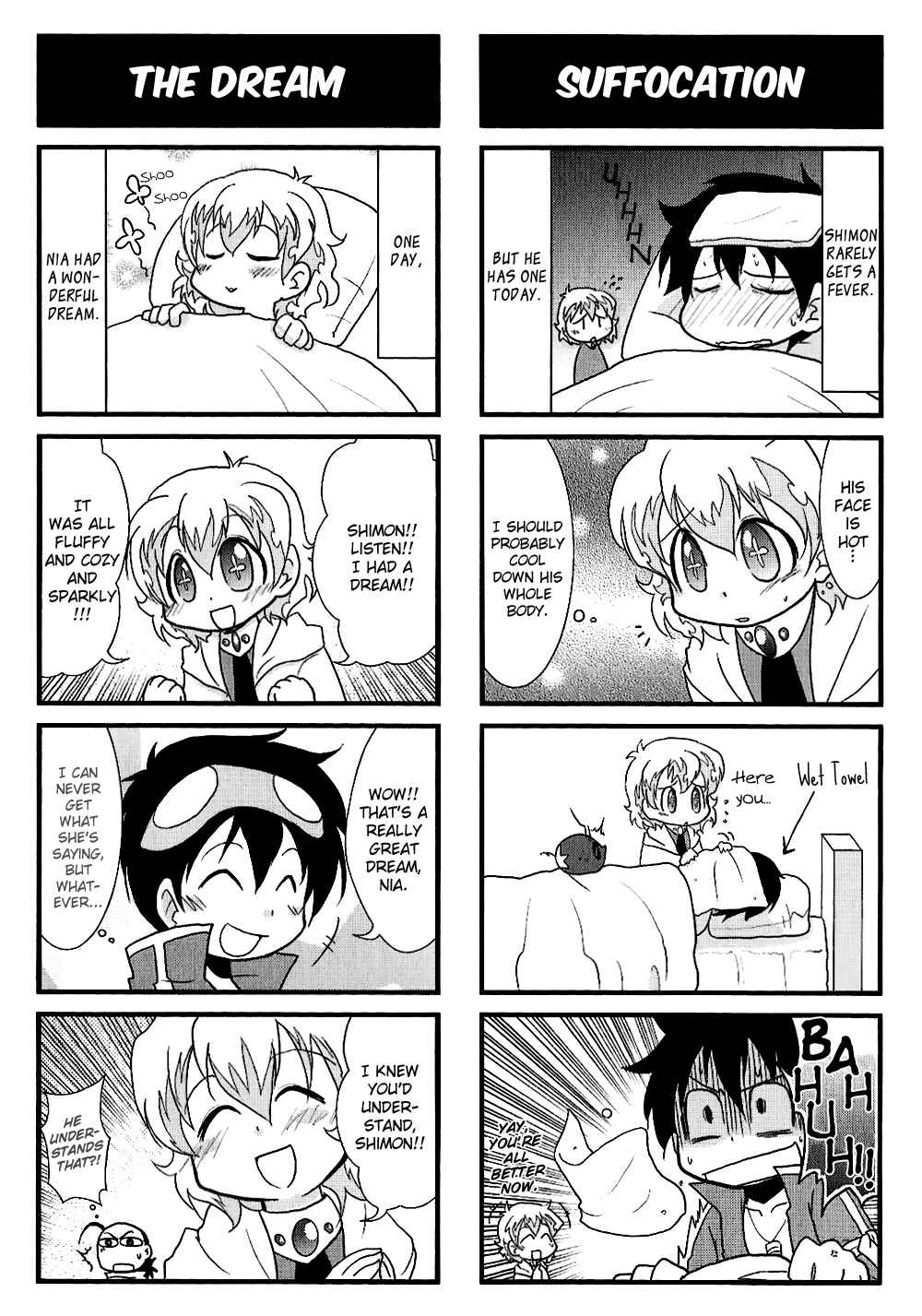 Page 6 Chapter 9 Tengen Toppa Gurren Lagann 4-koma Kingdom - Yokos Belly Button Version