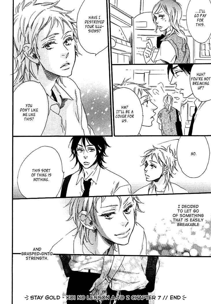 Page 29 Chapter 7 Stay Gold ~Koi no Lesson A to Z~
