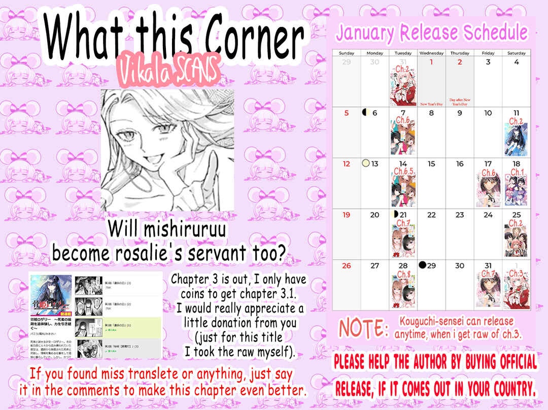 Page 35 Chapter 2 Hone Hime Rosalie: Shisha no Saigo o Tsuitai-ken Shi, Chikara o Hikitsugu