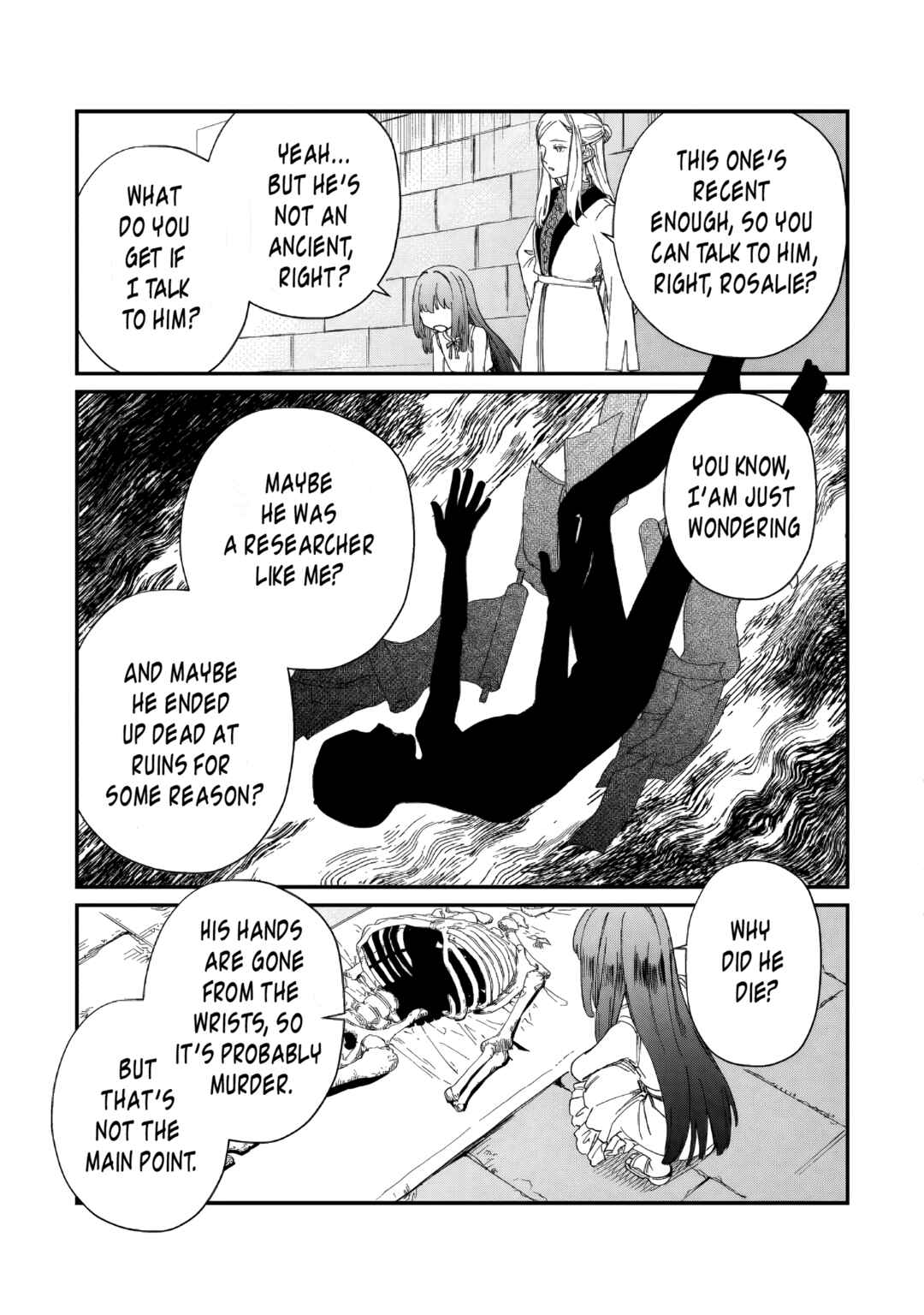 Page 29 Chapter 1 Hone Hime Rosalie: Shisha no Saigo o Tsuitai-ken Shi, Chikara o Hikitsugu