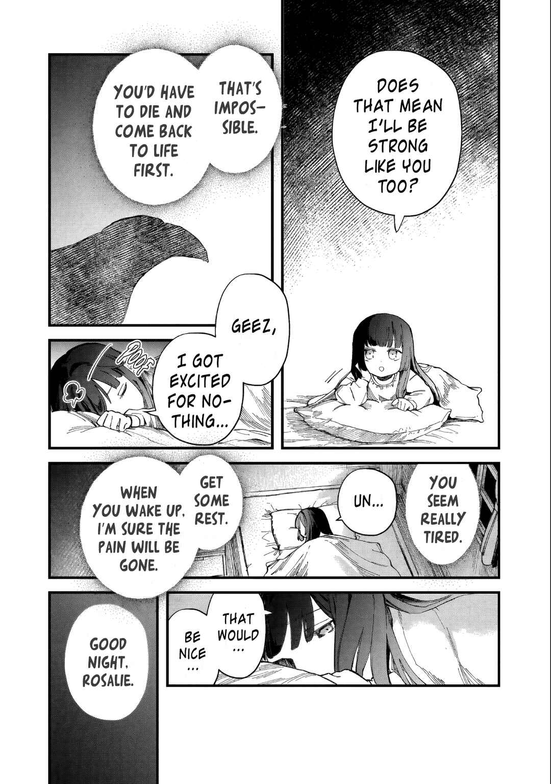 Page 6 Chapter 3 Hone Hime Rosalie: Shisha no Saigo o Tsuitai-ken Shi, Chikara o Hikitsugu