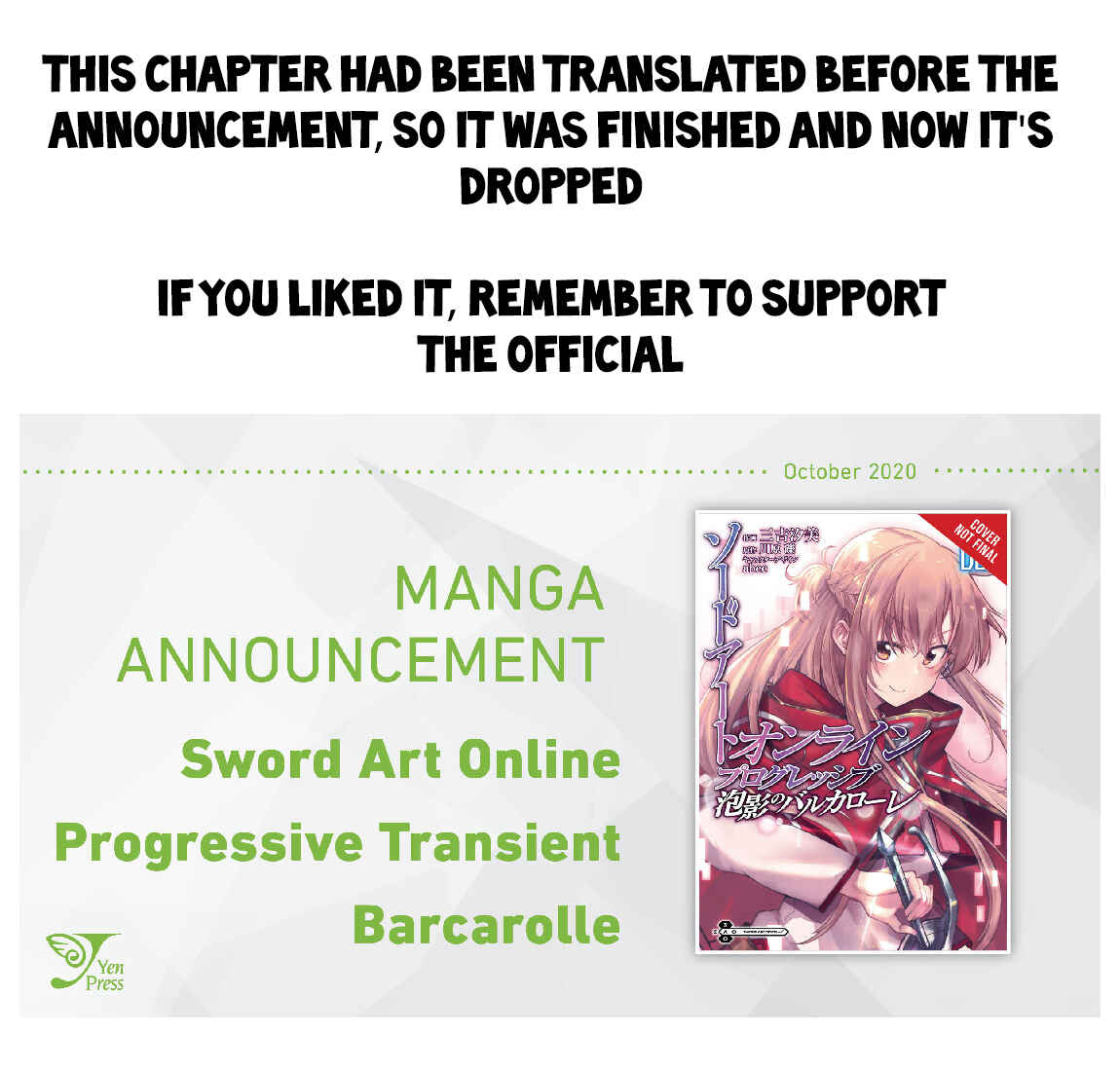 Page 2 Chapter 3 Sword Art Online: Progressive—Houei no Barcarole