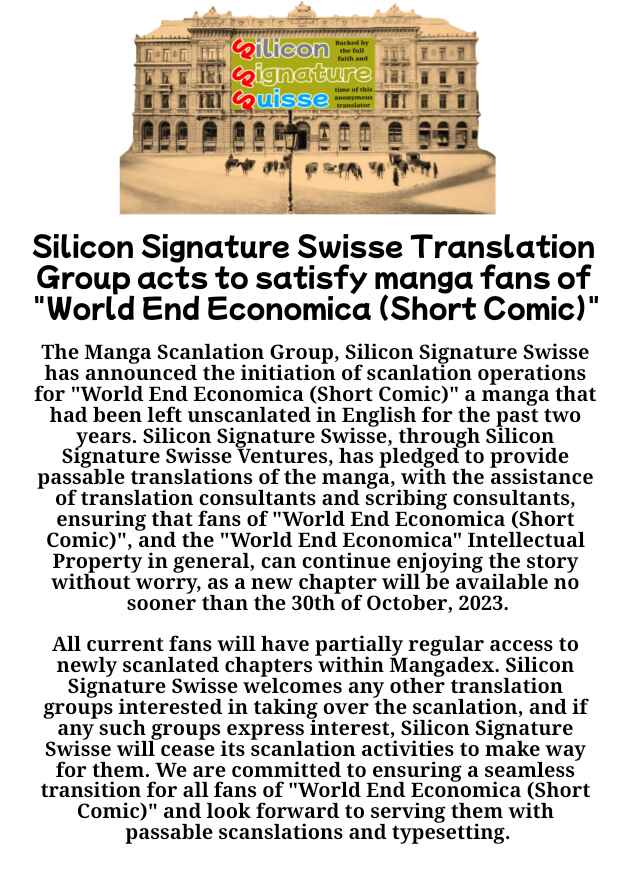 Page 3 Chapter 1 World End Economica (Short Comic)