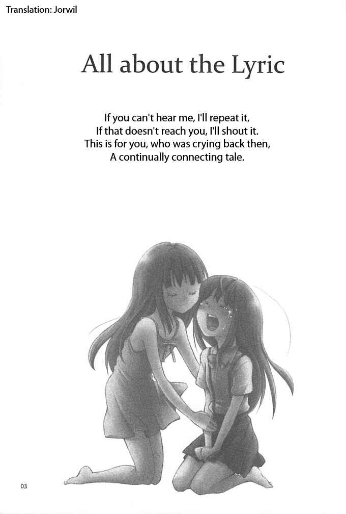 Page 2 Chapter 1 Higurashi no Naku Koro ni - All about the Lyric (Doujinshi)