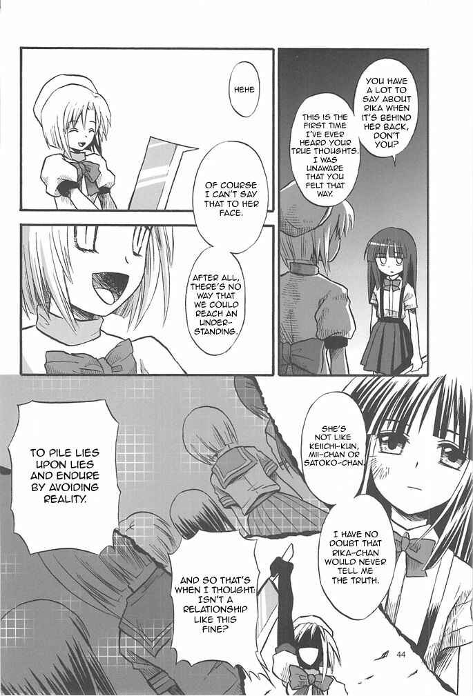 Page 43 Chapter 1 Higurashi no Naku Koro ni - All about the Lyric (Doujinshi)