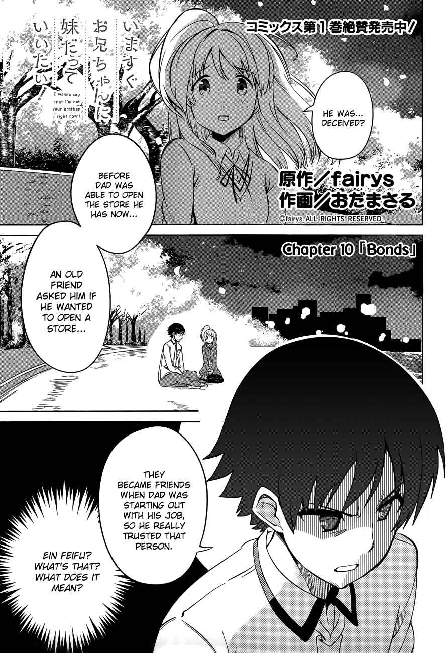 Page 1 Chapter 10 Imasugu Onii-chan ni Imouto da tte Iitai!