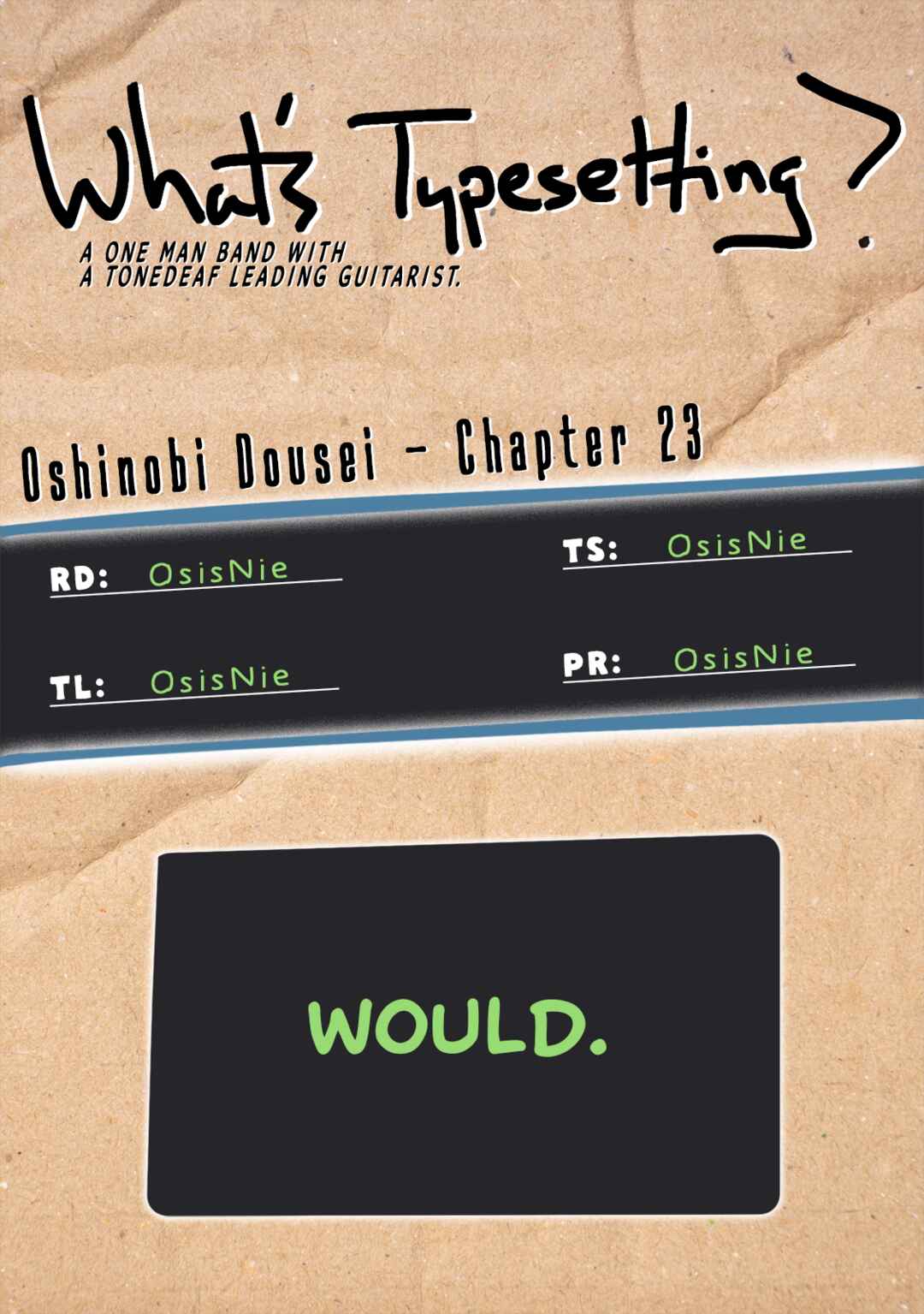 Page 11 Chapter 23 Oshinobi Dousei
