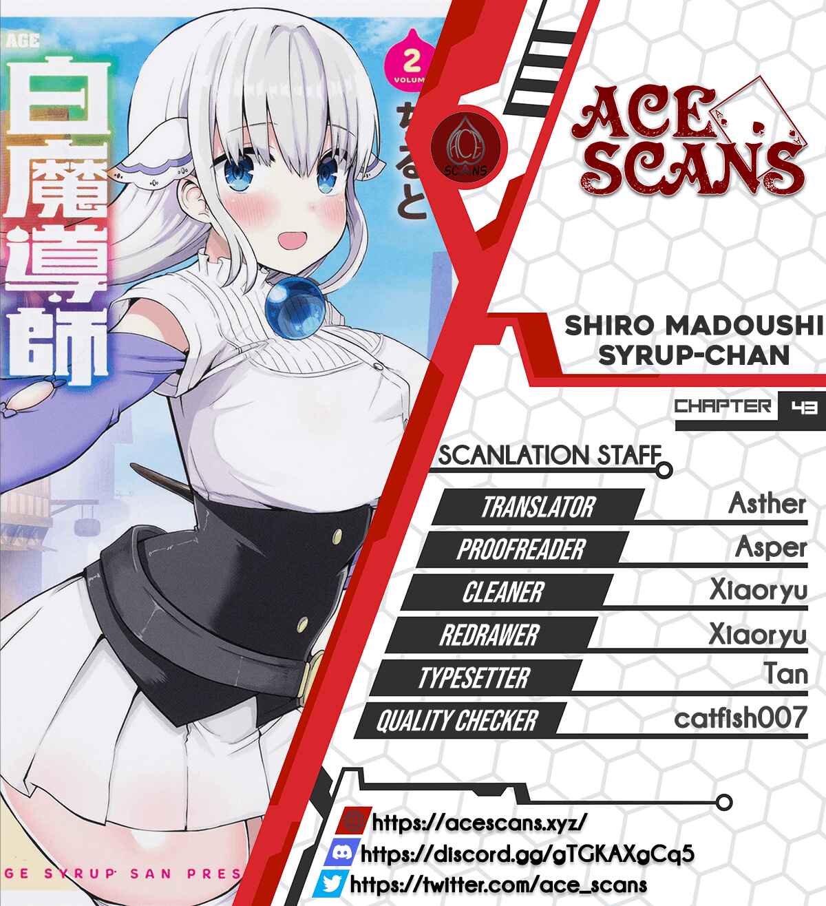 Page 1 Chapter 43 Shiro Madoushi Syrup-san