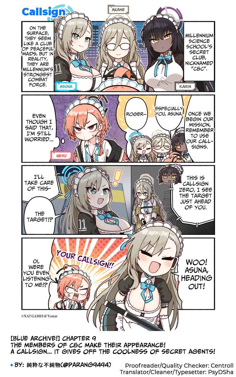 Page 1 Chapter 9 Blue Archive! (Japan)
