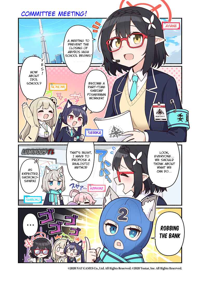 Page 1 Chapter 1 Blue Archive! (Japan)