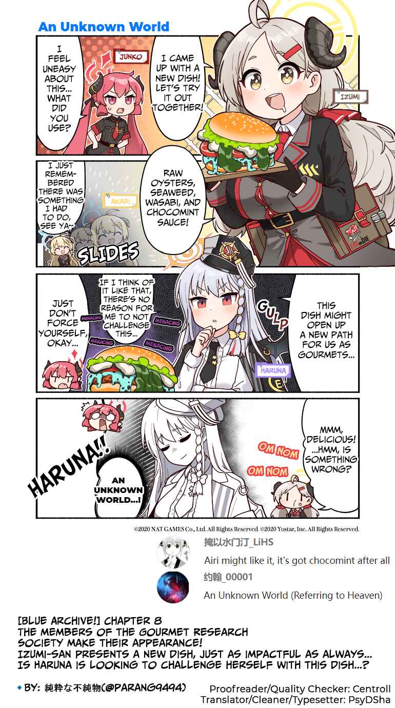 Page 1 Chapter 8 Blue Archive! (Japan)