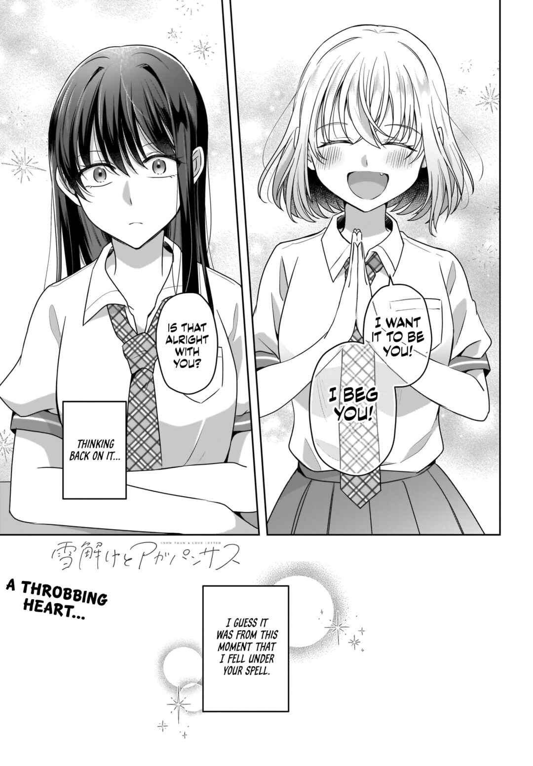 Page 1 Chapter 2 Yukidoke to Agapanthus