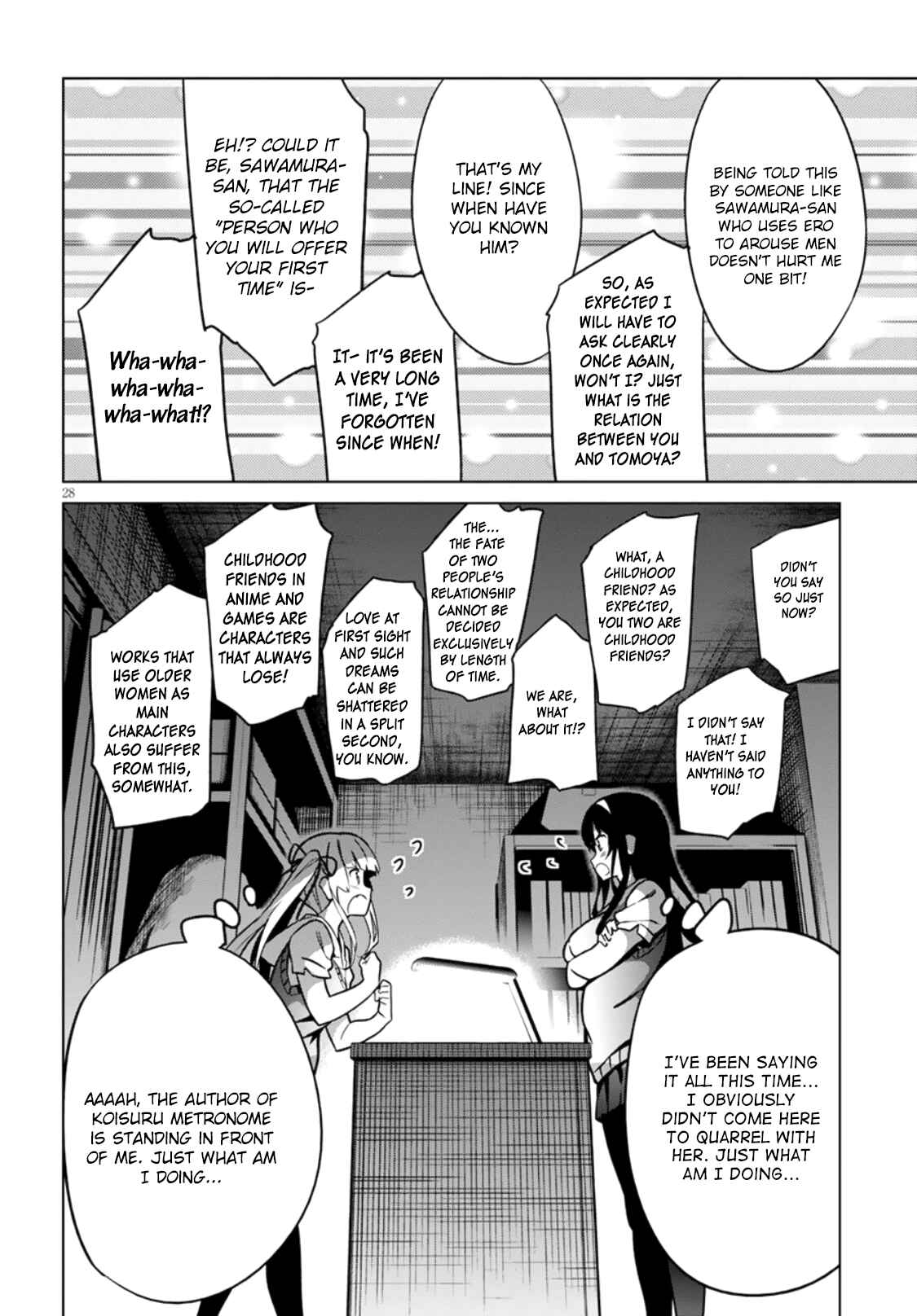 Page 28 Chapter 3 Saenai Kanojo (Heroine) no Sodatekata - Girls Side