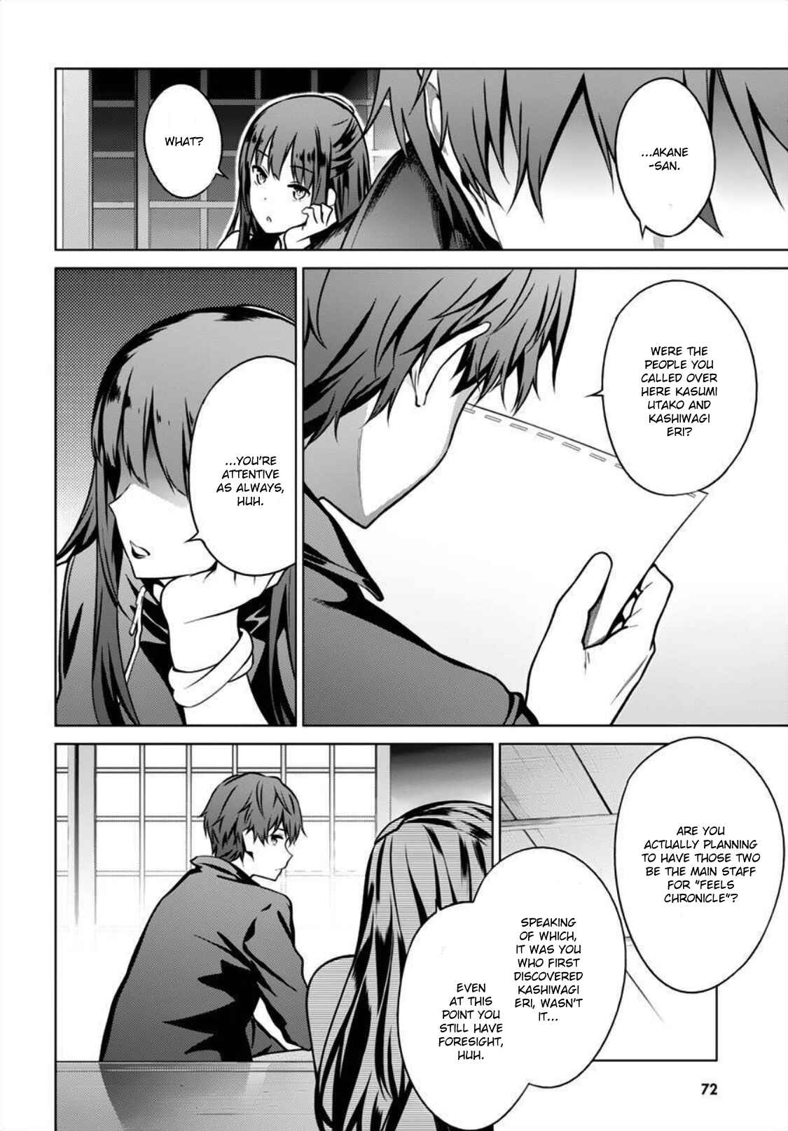 Page 4 Chapter 9 Saenai Kanojo (Heroine) no Sodatekata - Girls Side