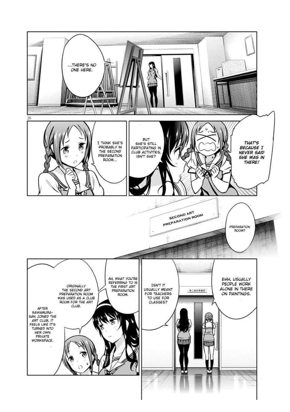 Page 28 Chapter 2 Saenai Kanojo (Heroine) no Sodatekata - Girls Side