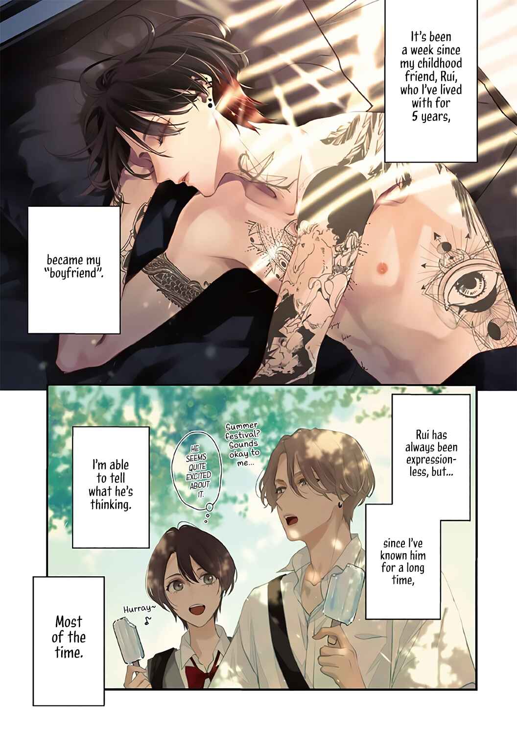 Page 4 Chapter 2 Sumi-iri Osananajimi no Sokubaku ga Tsurai